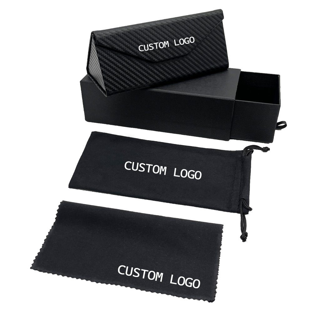 Custom Foldable Case Eyewear Packaging Set - White & Blue | Image 6 | WIKA Packing
