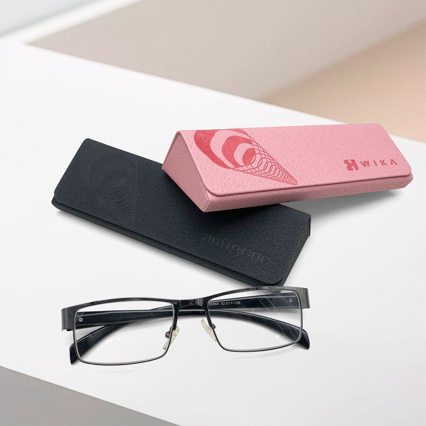 Custom Foldable PU Leather Glasses Case | Image 8 | WIKA Packing