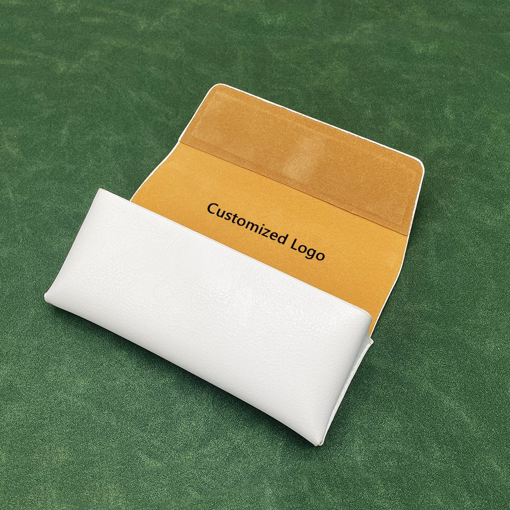 Custom White PU Leather Fold-Over Eyewear Pouch | Image 6 | WIKA Packing