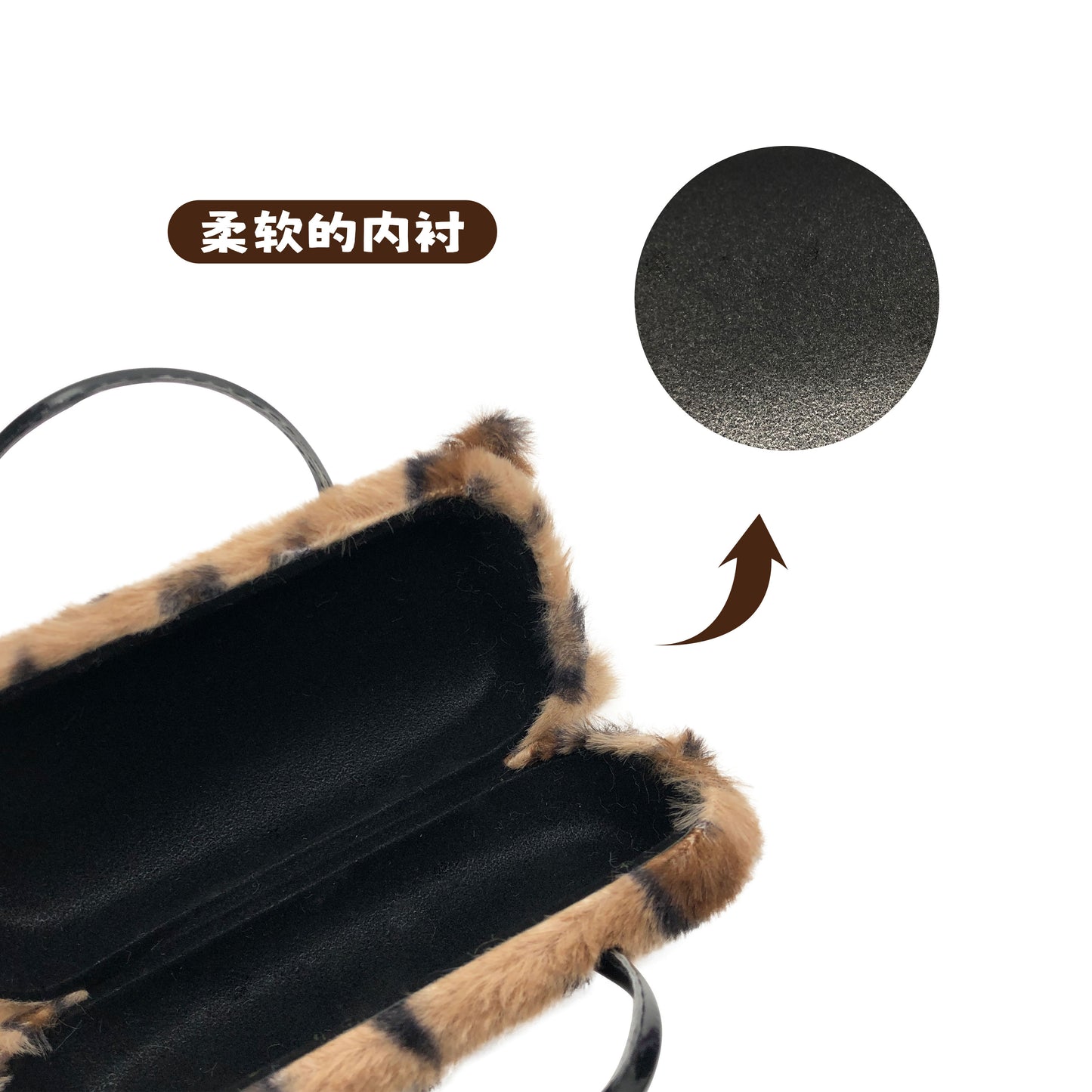 Leopard Cat Kids Sunglasses Case — feature detail