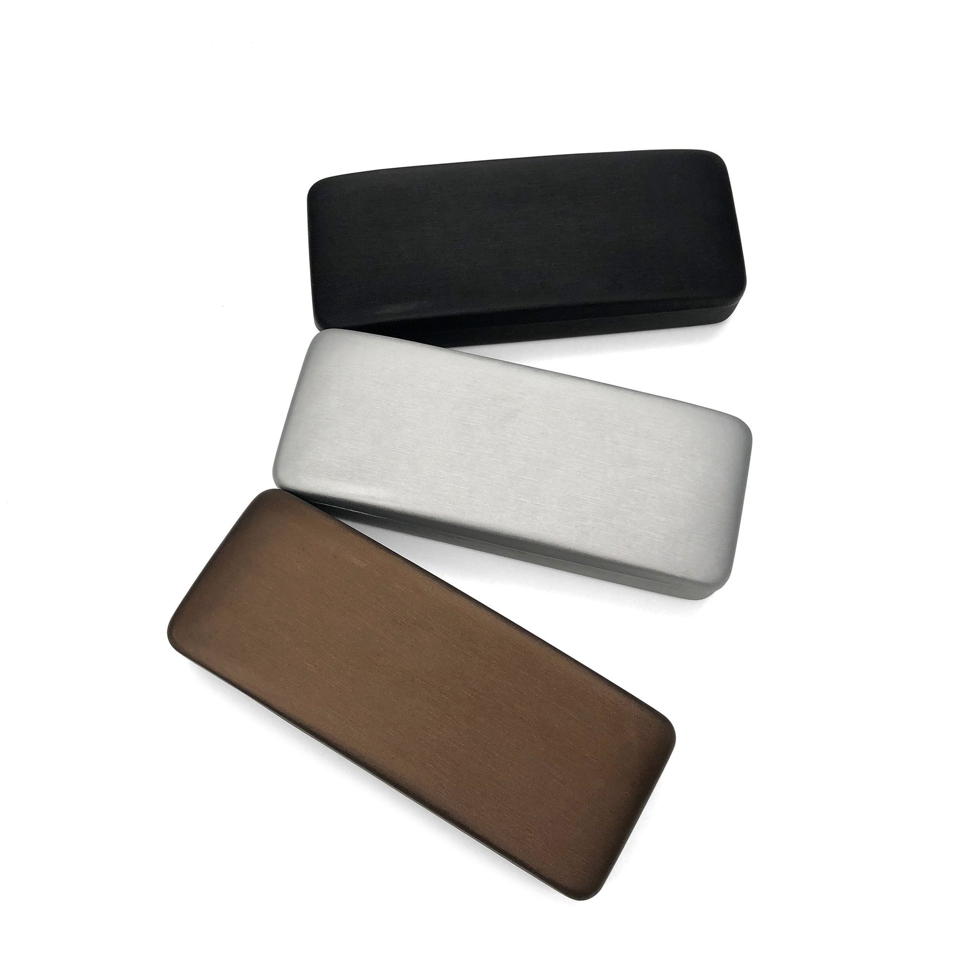 Custom Brushed Metal Glasses Case | Image 1 | WIKA Packing