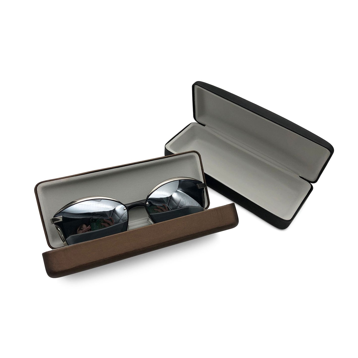 Custom Brushed Metal Glasses Case | Image 3 | WIKA Packing