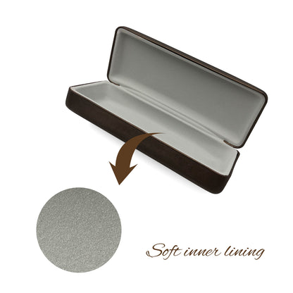 Custom Brushed Metal Glasses Case | Image 4 | WIKA Packing