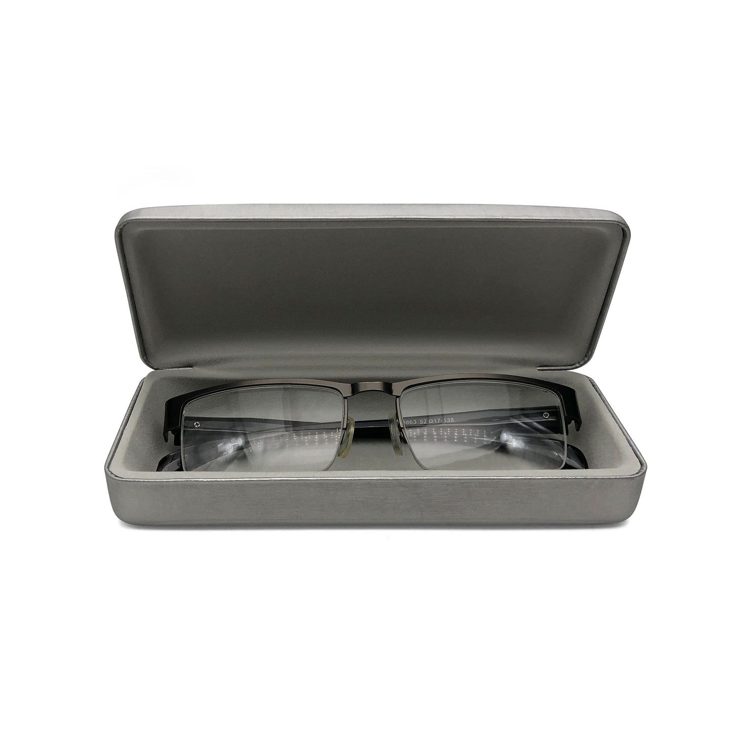 Custom Brushed Metal Glasses Case | Image 5 | WIKA Packing