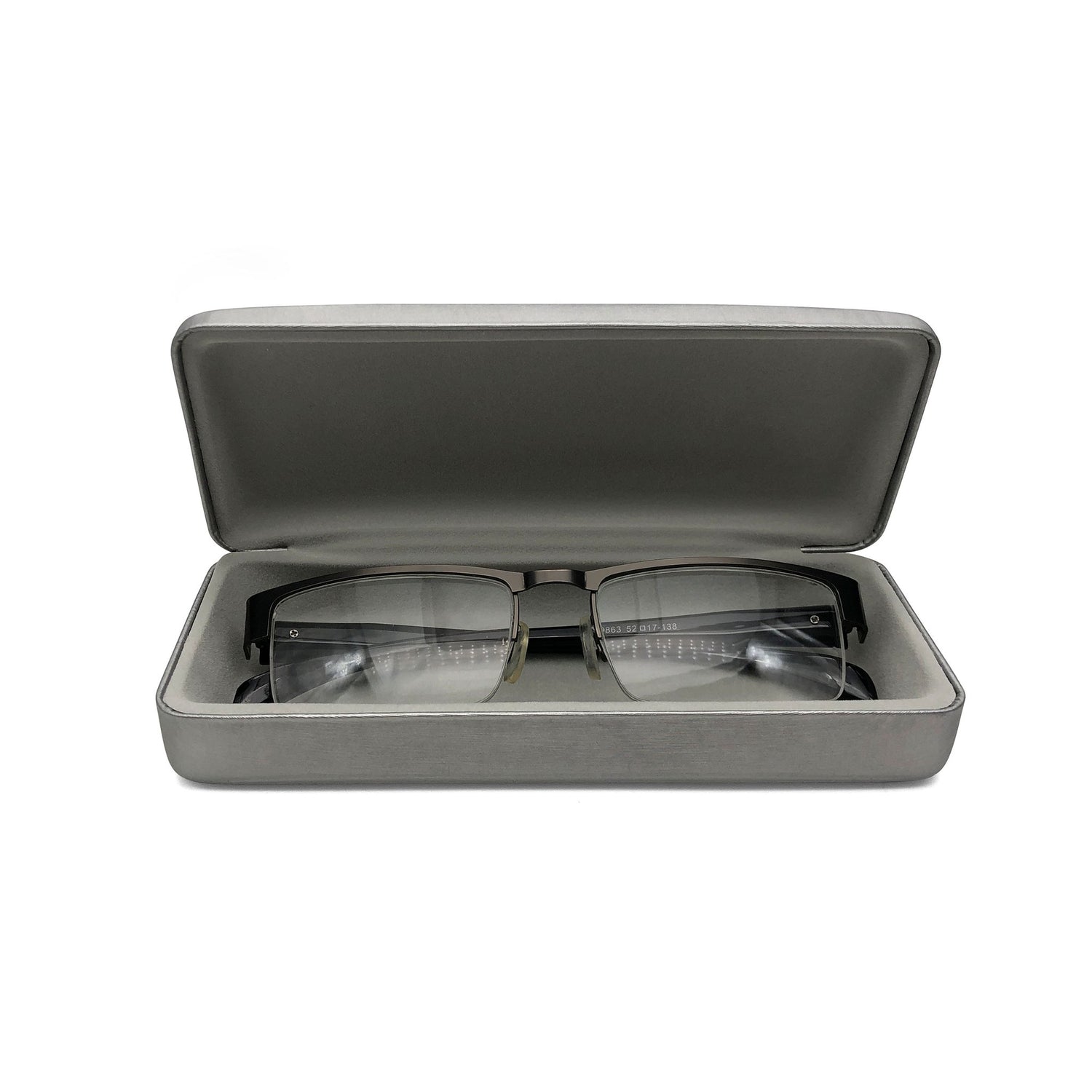 Custom Brushed Metal Glasses Case | Image 5 | WIKA Packing