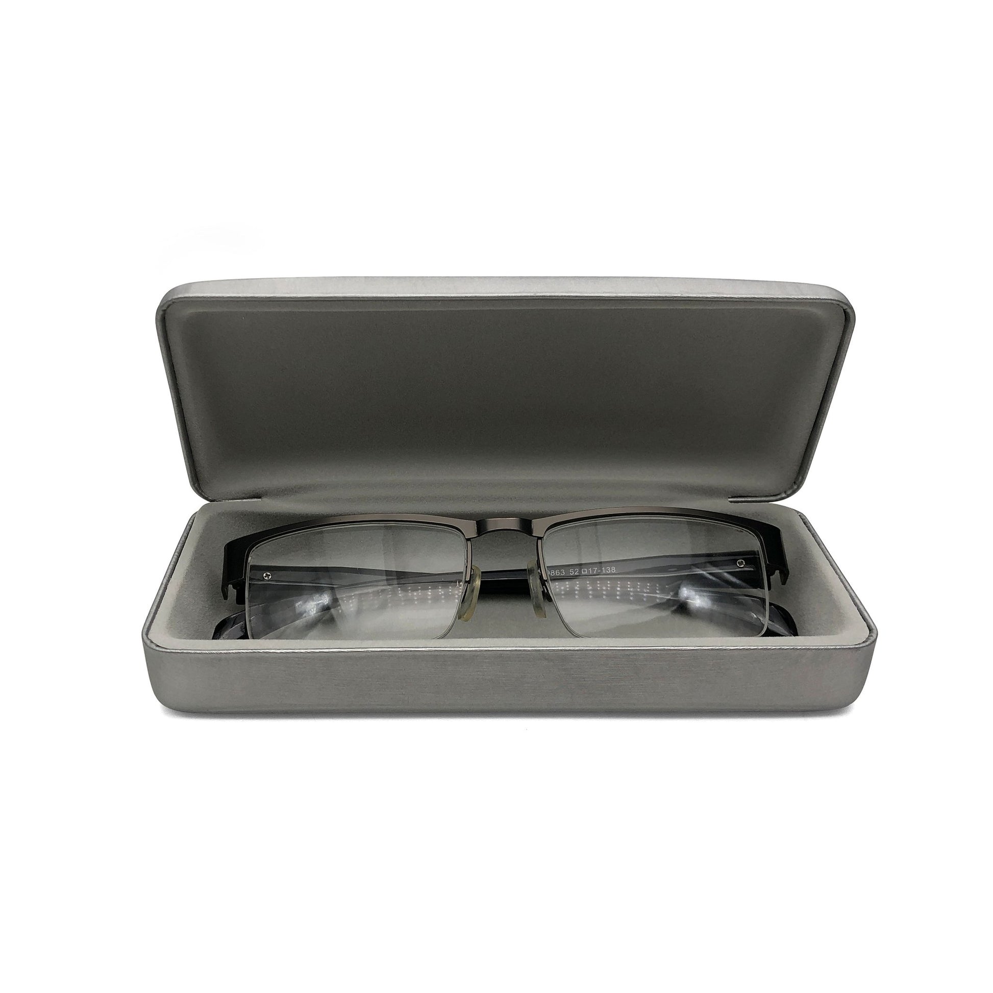 Custom Brushed Metal Glasses Case | Image 5 | WIKA Packing
