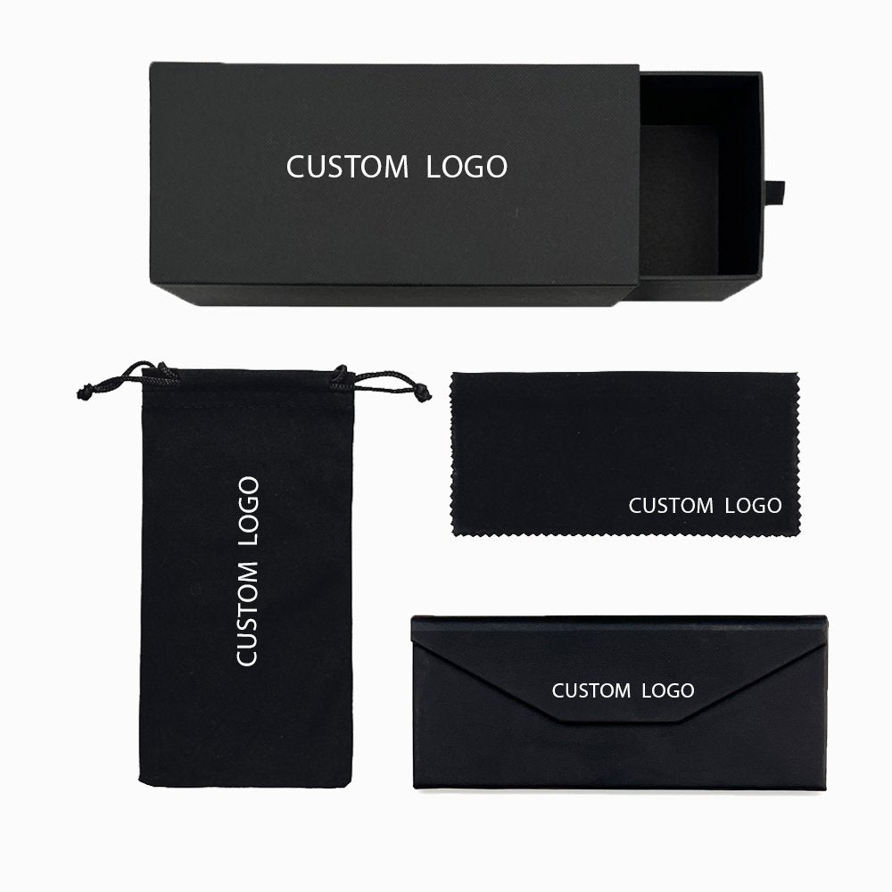 Custom Foldable Case Eyewear Packaging Set - White & Blue | Image 3 | WIKA Packing