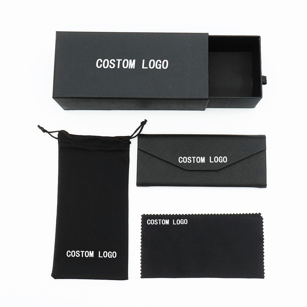 Custom Foldable Case Eyewear Packaging Set - White & Blue | Image 7 | WIKA Packing