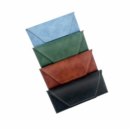 Custom Envelope PU Leather Glasses Case | Image 1 | WIKA Packing