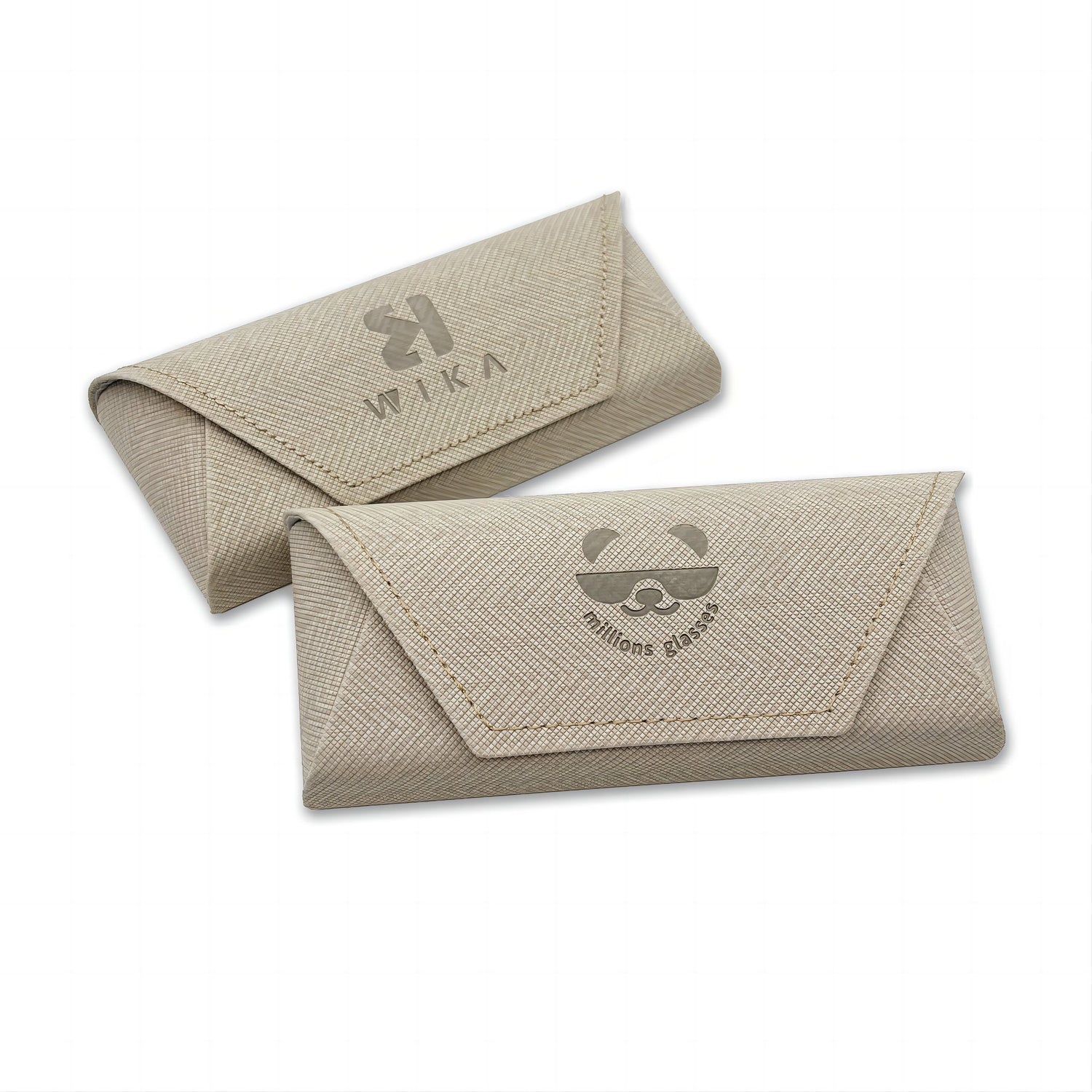Custom Envelope PU Leather Glasses Case | Image 3 | WIKA Packing