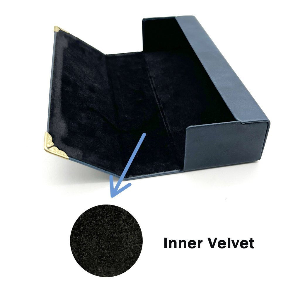 Custom Foldable Triangle Glasses Case with Velvet Lining | Image 1 | WIKA Packing