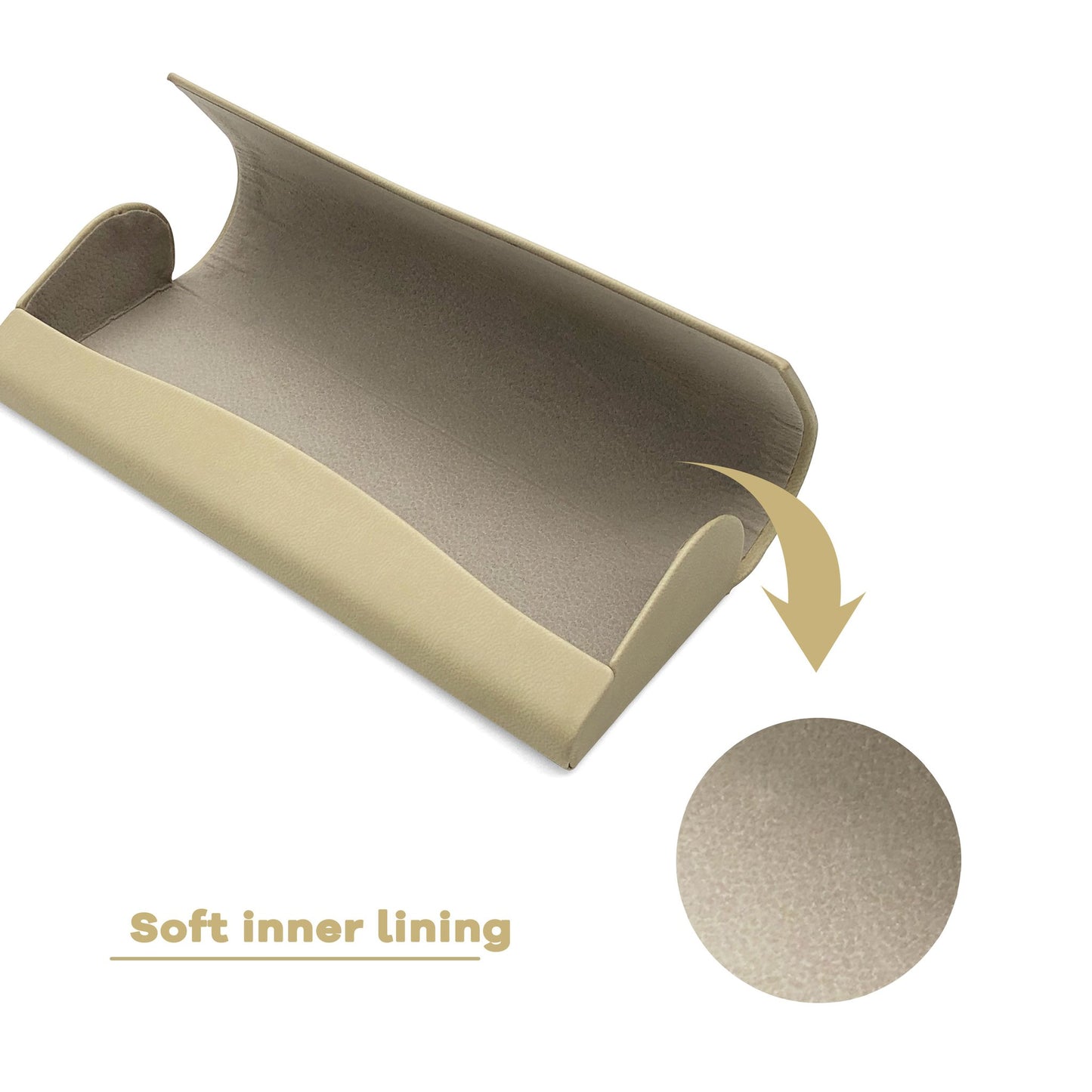 Custom PU Leather Flip-Top Glasses Case | Image 4 | WIKA Packing