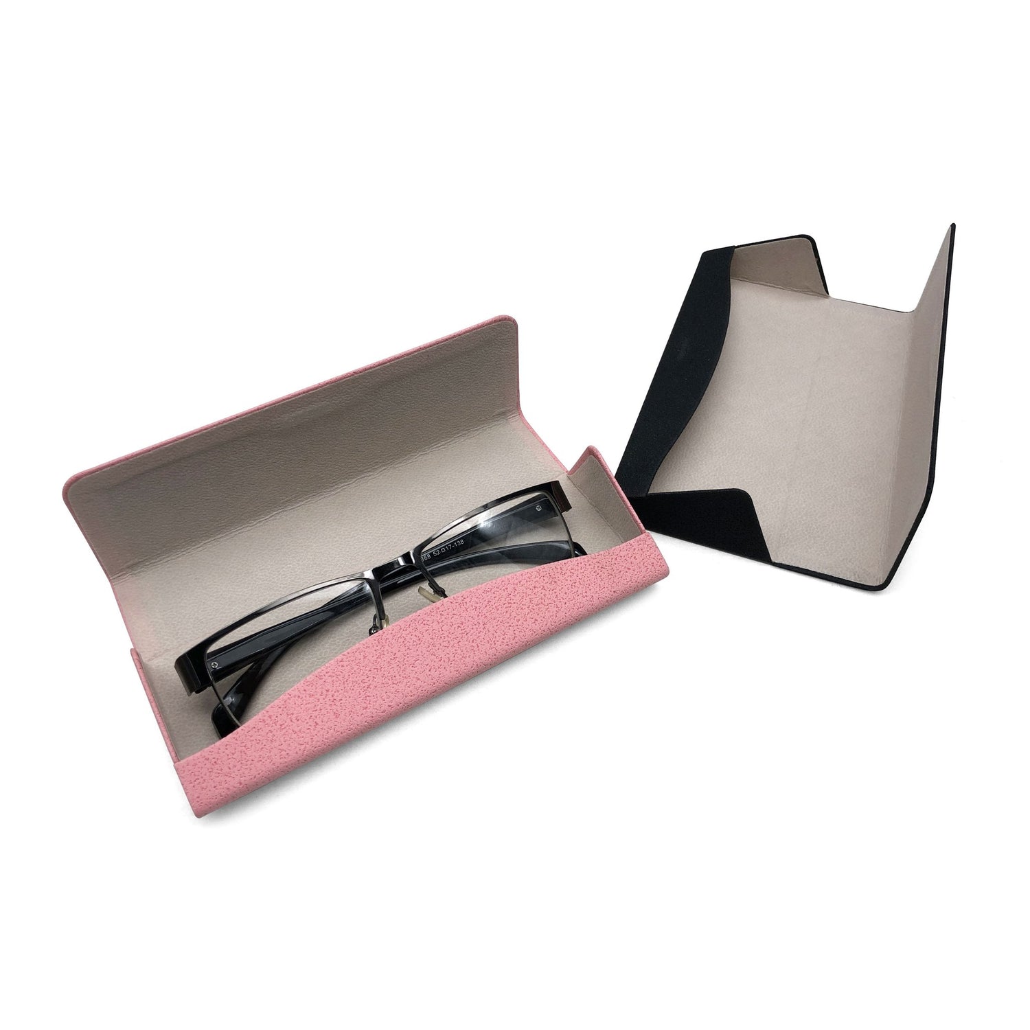 Custom Foldable PU Leather Glasses Case | Image 1 | WIKA Packing