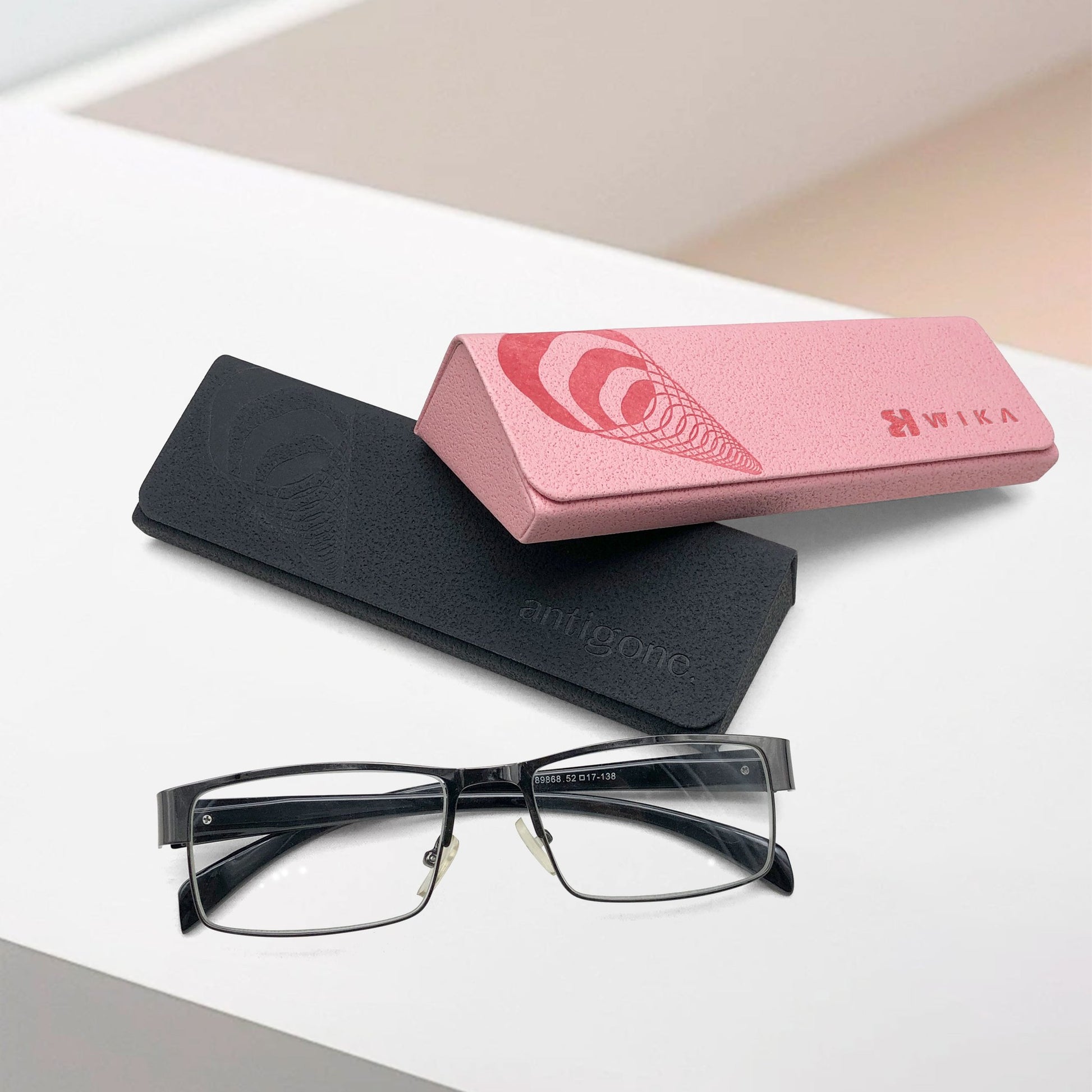 Custom Foldable PU Leather Glasses Case | Image 8 | WIKA Packing