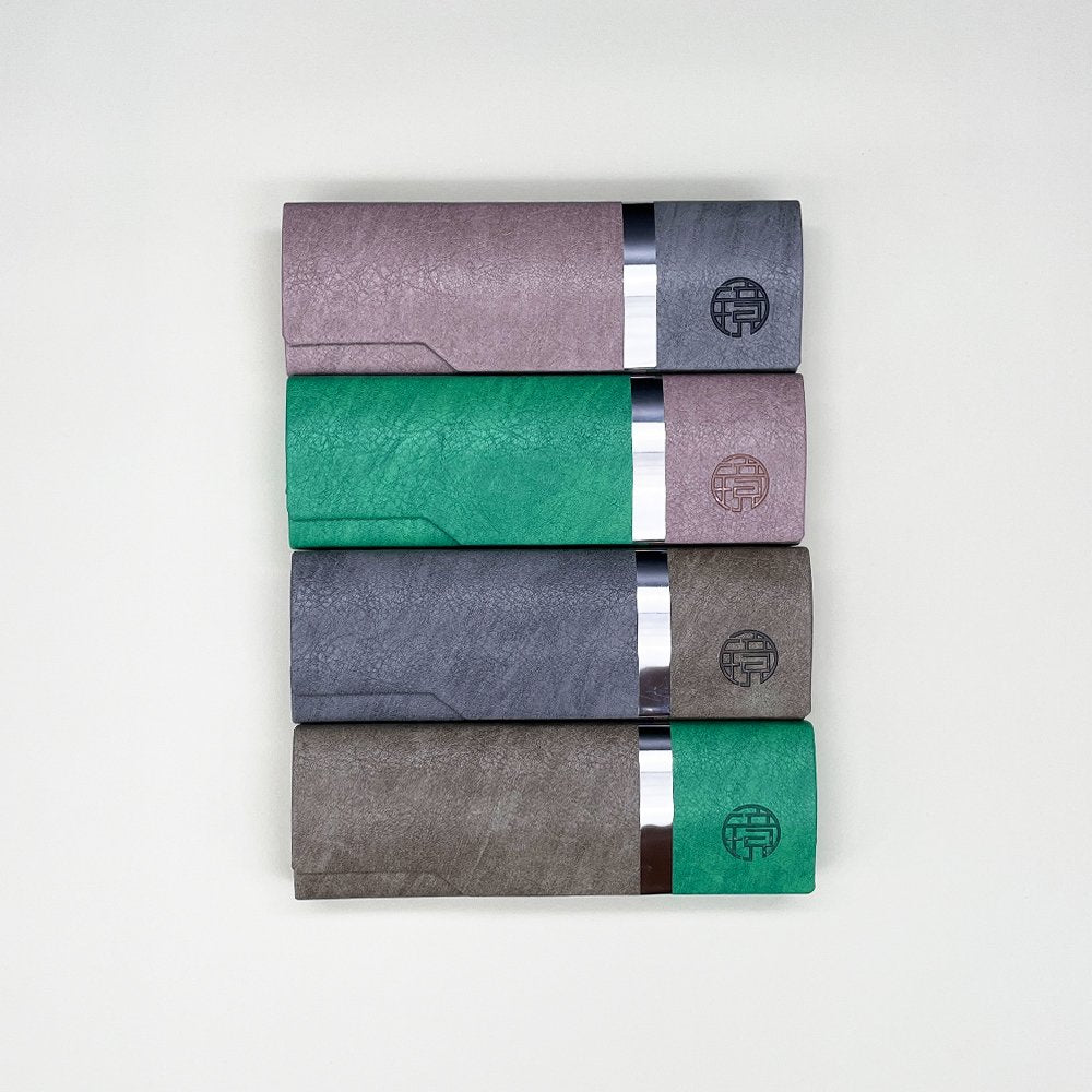 Custom Two-Tone PU Leather Glasses Case | Image 2 | WIKA Packing