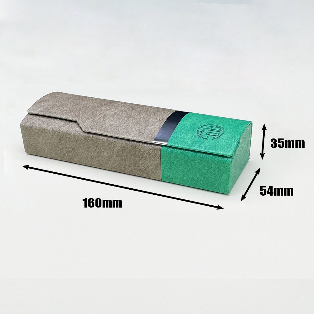 Custom Two-Tone PU Leather Glasses Case | Image 3 | WIKA Packing