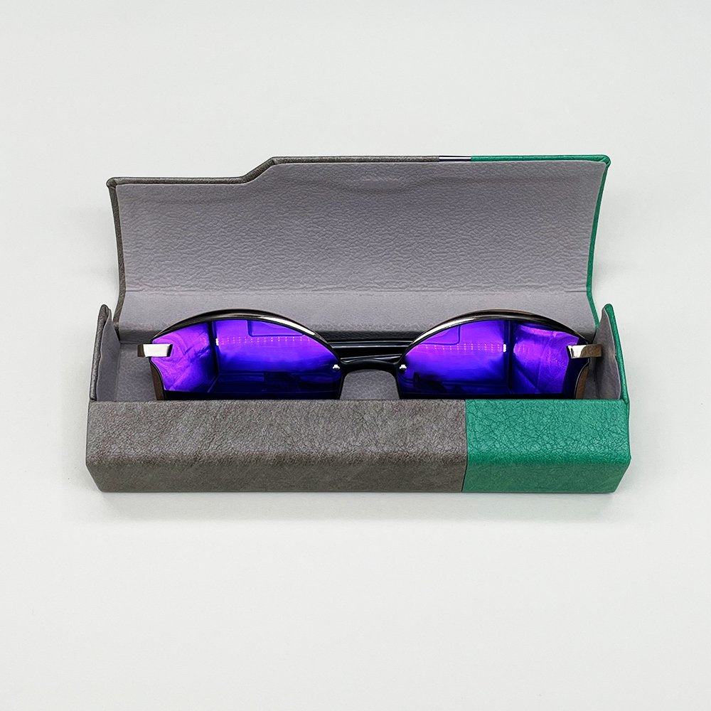 Custom Two-Tone PU Leather Glasses Case | Image 4 | WIKA Packing