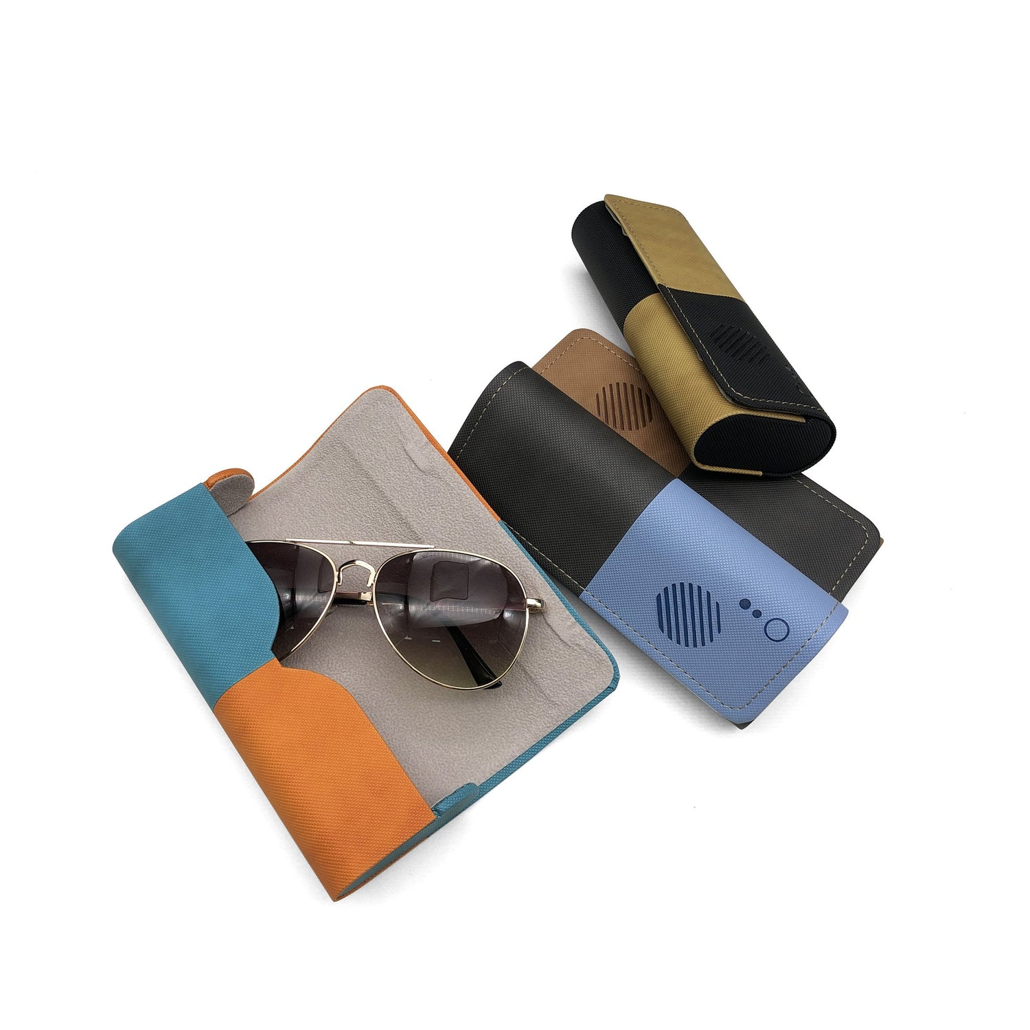 Custom Color Block Glasses Case | Image 3 | WIKA Packing