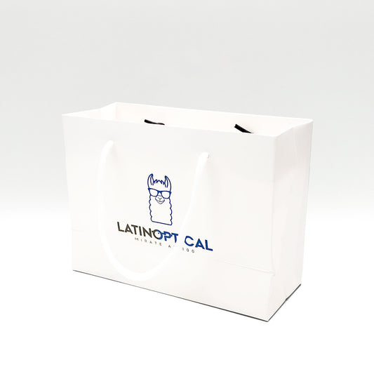 Custom Branded Eyewear Shopping Bag | Image 3 | WIKA Packing