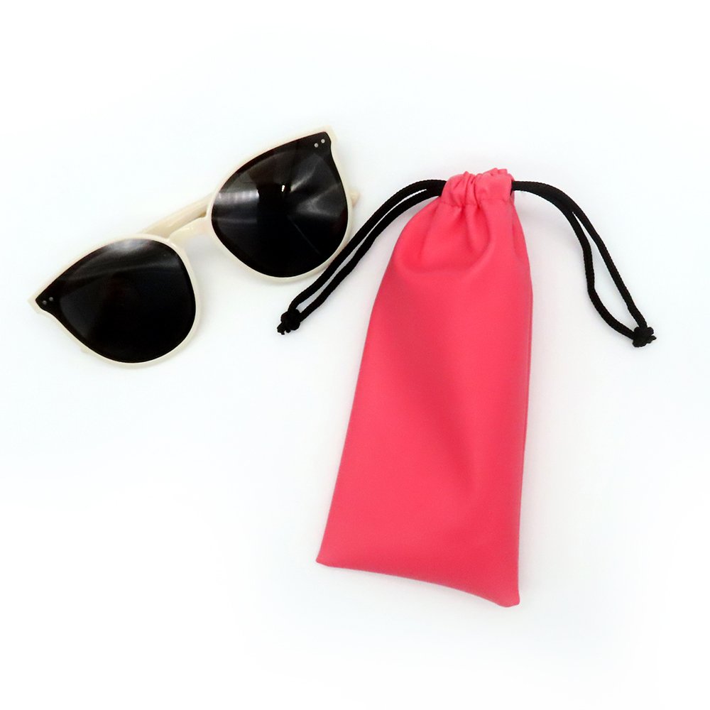 Custom PU Leather Drawstring Eyewear Pouch | Image 5 | WIKA Packing