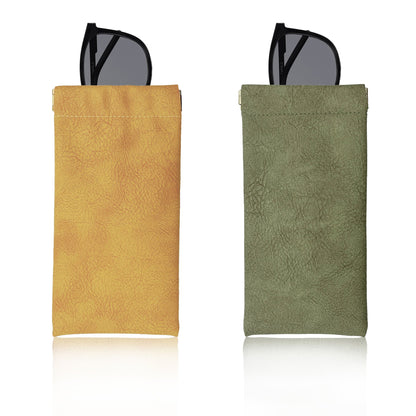 Custom Spring-Frame PU Leather Eyewear Pouch | Image 5 | WIKA Packing