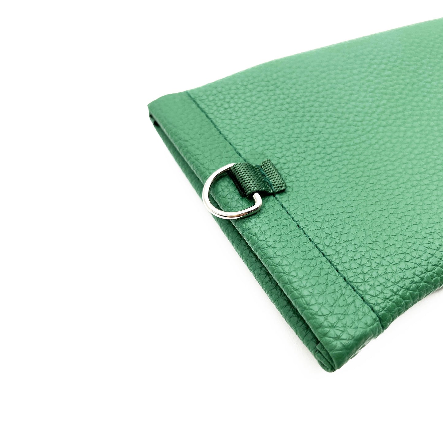 Custom Pebbled PU Leather Open-Top Eyewear Pouch | Image 3 | WIKA Packing