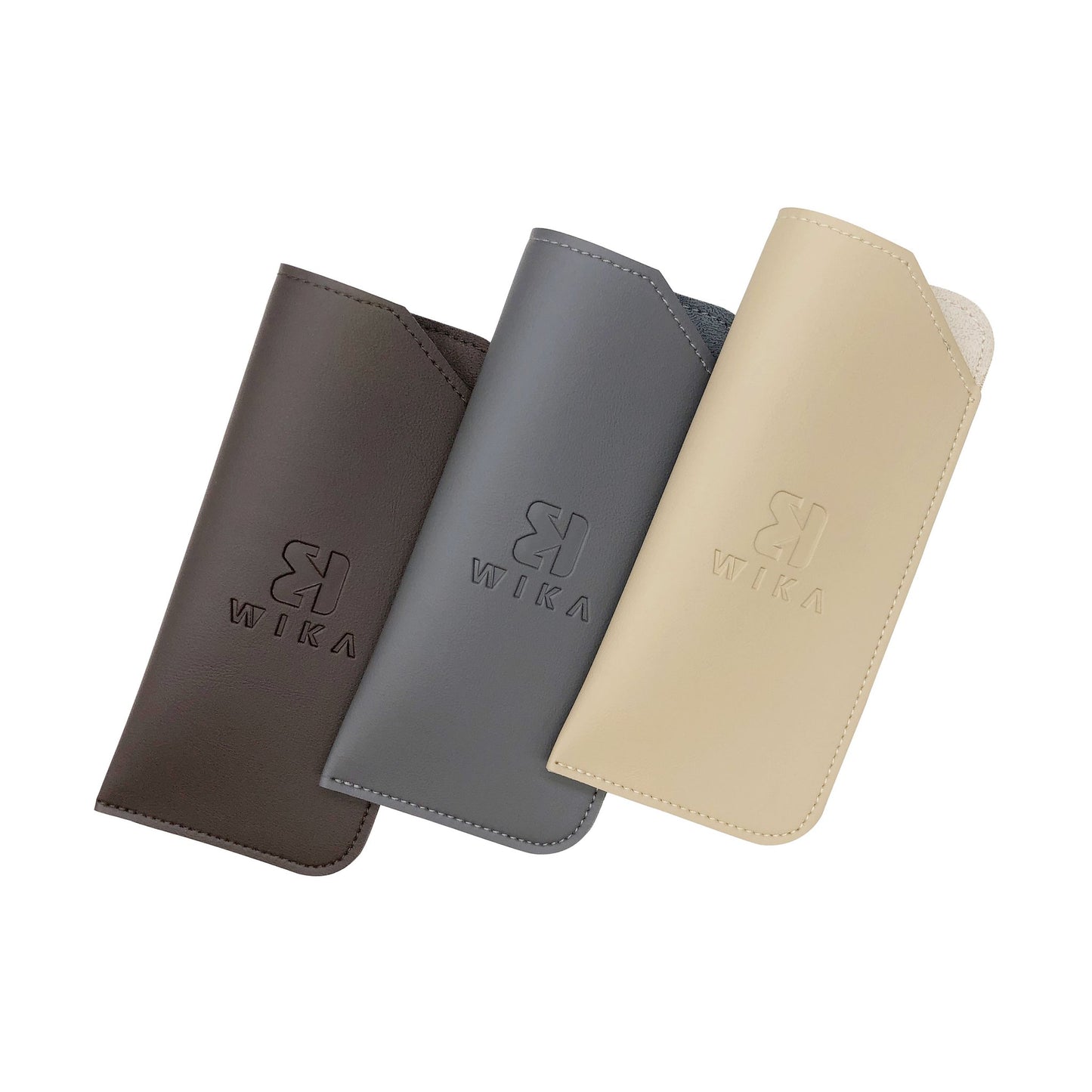Custom PU Leather Slip-In Eyewear Pouch | Image 3 | WIKA Packing
