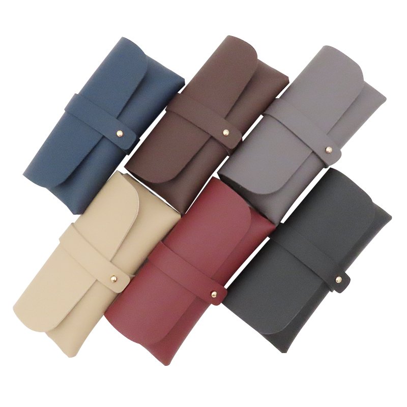 Custom Two-Tone Soft Eyewear Pouch with Strap | Image 3 | WIKA Packing