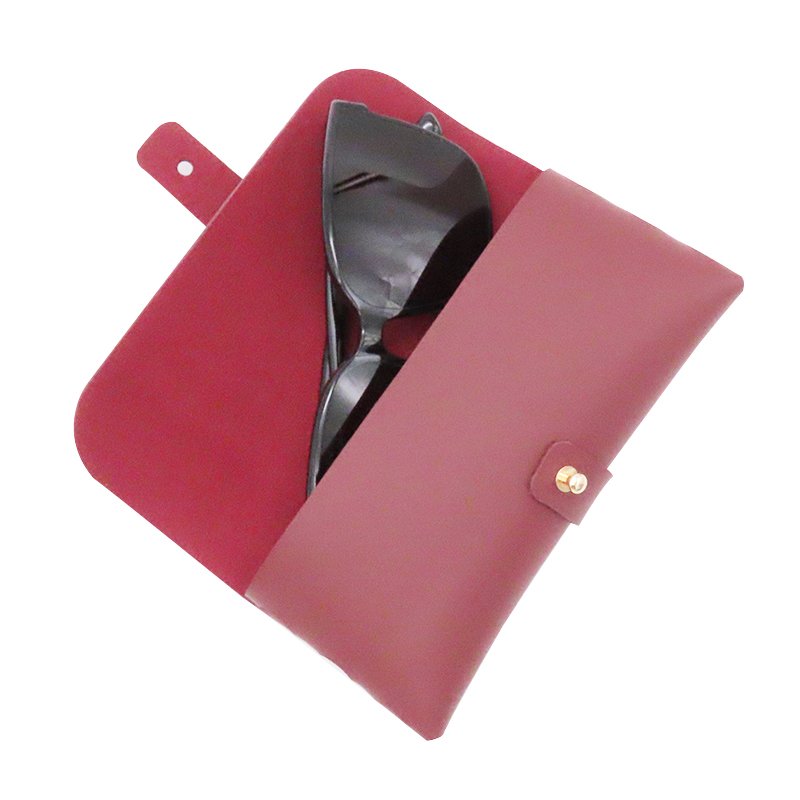 Custom Two-Tone Soft Eyewear Pouch with Strap | Image 7 | WIKA Packing