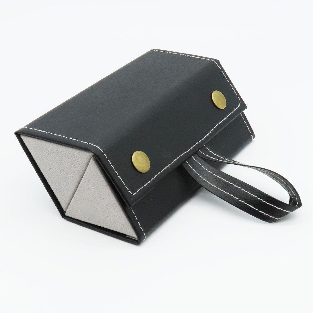 Custom PU Leather Snap-Button Eyewear Pouch | Image 4 | WIKA Packing