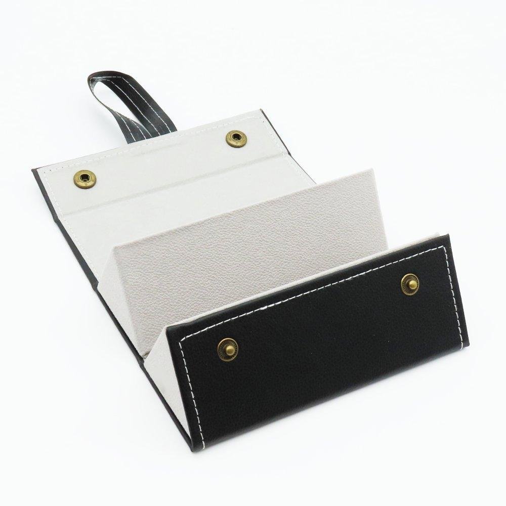 Custom PU Leather Snap-Button Eyewear Pouch | Image 5 | WIKA Packing