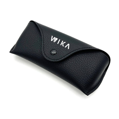 Custom PU Leather Snap Flap Eyewear Pouch | Image 2 | WIKA Packing