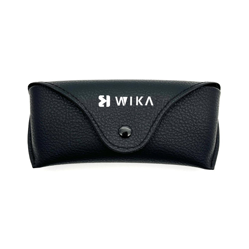 Custom PU Leather Snap Flap Eyewear Pouch | Image 3 | WIKA Packing