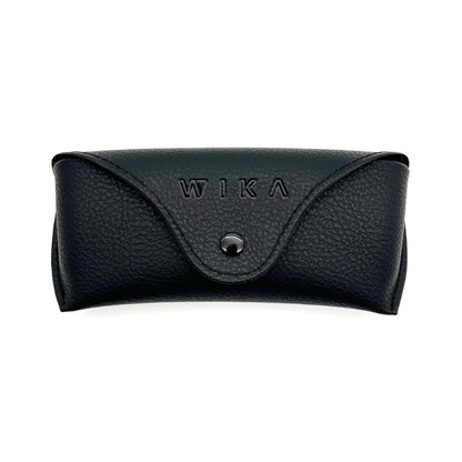 Custom PU Leather Snap Flap Eyewear Pouch | Image 4 | WIKA Packing
