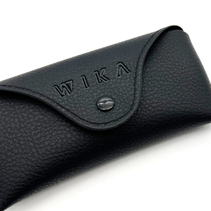 Custom PU Leather Snap Flap Eyewear Pouch | Image 5 | WIKA Packing