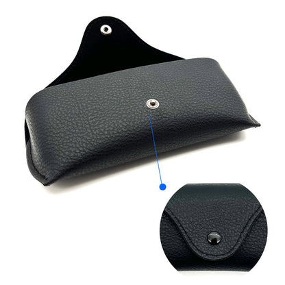 Custom PU Leather Snap Flap Eyewear Pouch | Image 6 | WIKA Packing