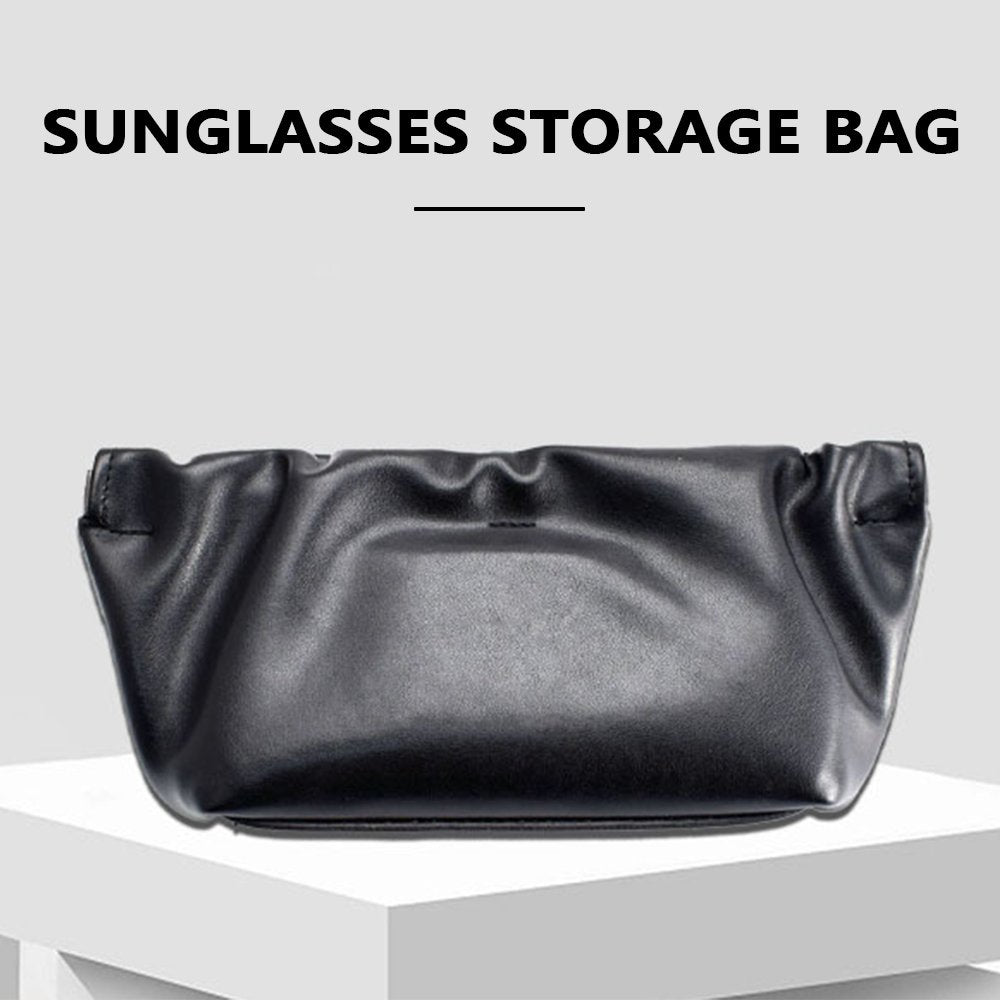 Custom PU Leather Gathered-Top Eyewear Pouch | Image 1 | WIKA Packing