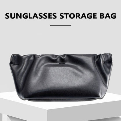 Custom PU Leather Gathered-Top Eyewear Pouch | Image 1 | WIKA Packing