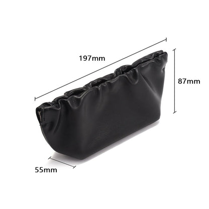 Custom PU Leather Gathered-Top Eyewear Pouch | Image 2 | WIKA Packing