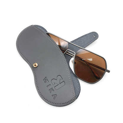 Custom Padded PU Leather Eyewear Wrap Case | Image 2 | WIKA Packing