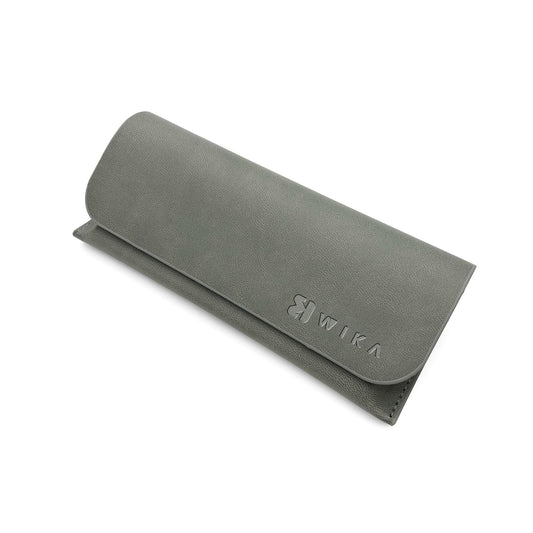Custom Gray PU Leather Envelope Eyewear Pouch | Image 3 | WIKA Packing