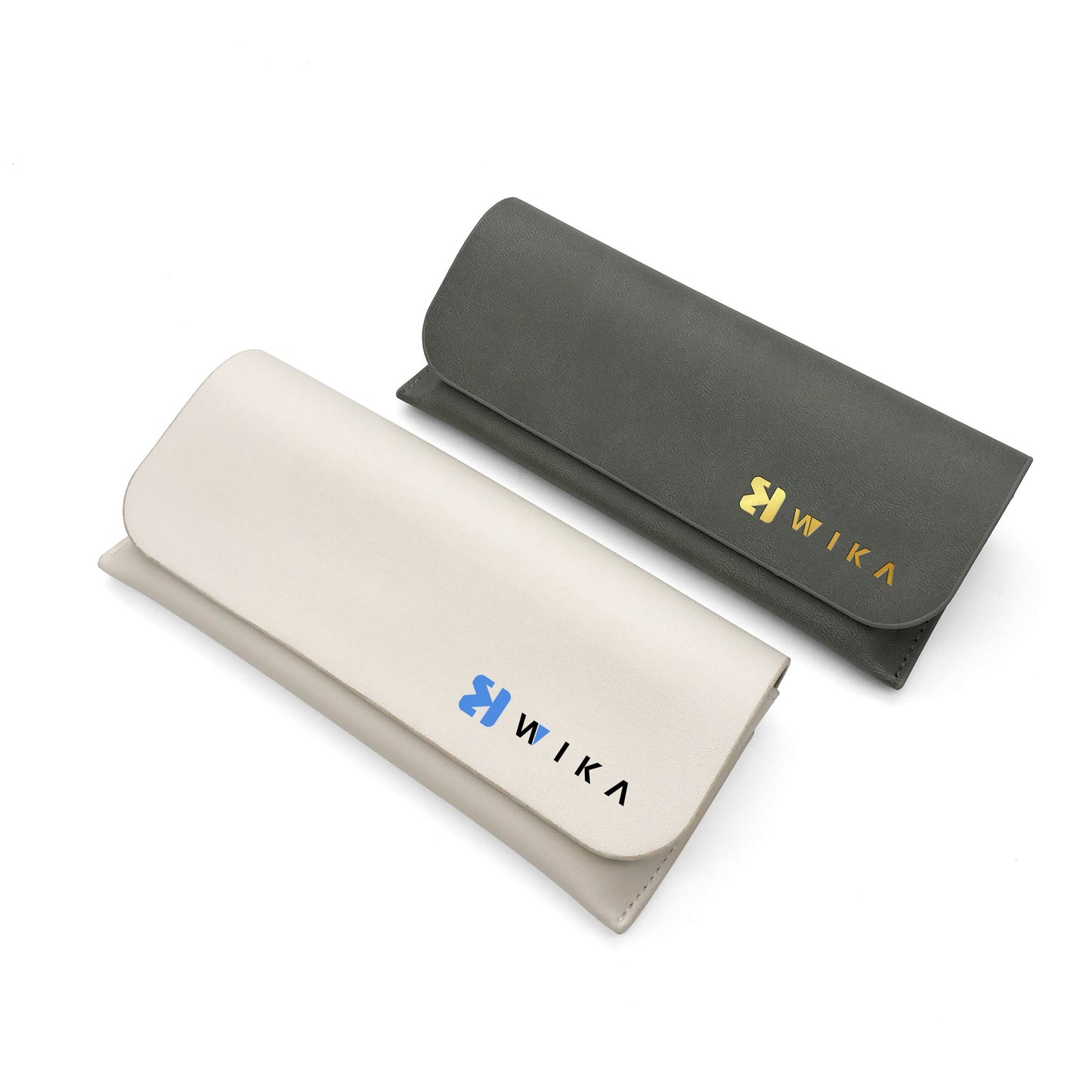 Custom Gray PU Leather Envelope Eyewear Pouch | Image 4 | WIKA Packing