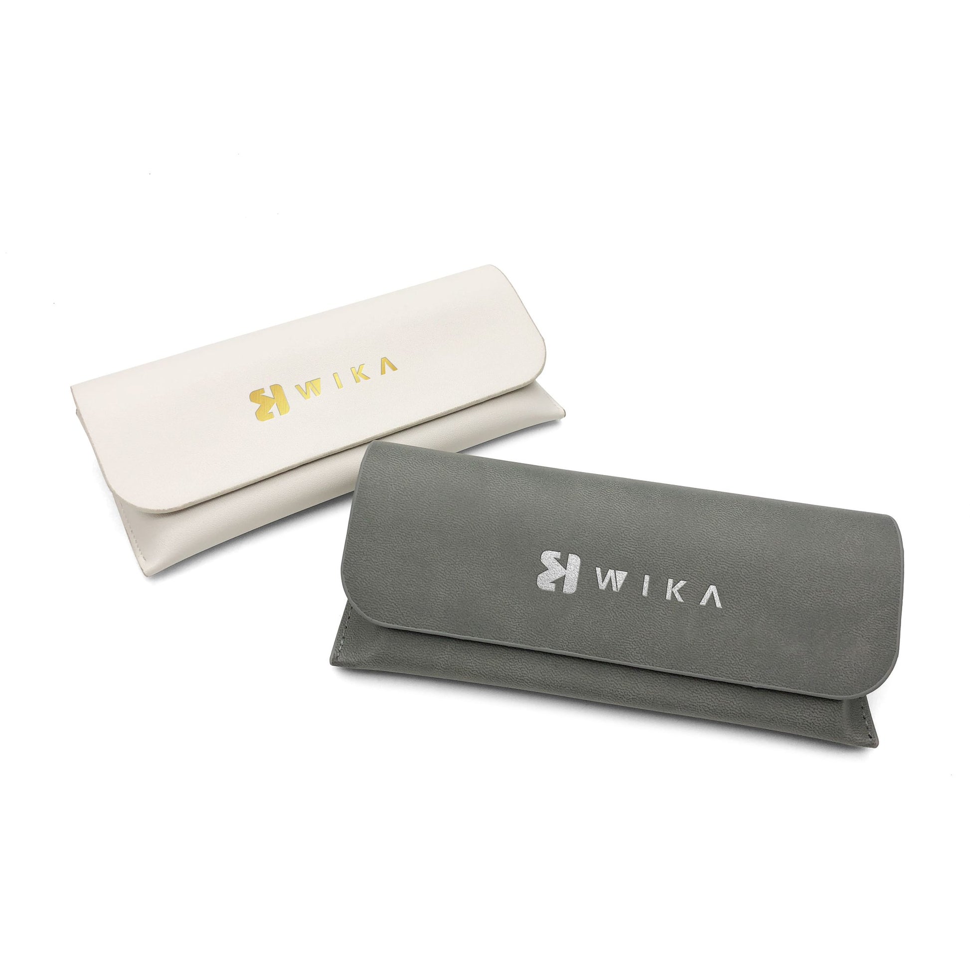 Custom Gray PU Leather Envelope Eyewear Pouch | Image 6 | WIKA Packing