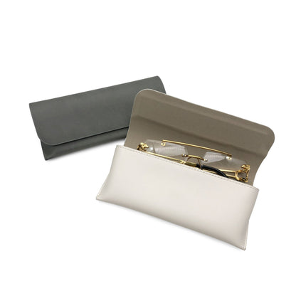 Custom Gray PU Leather Envelope Eyewear Pouch | Image 7 | WIKA Packing