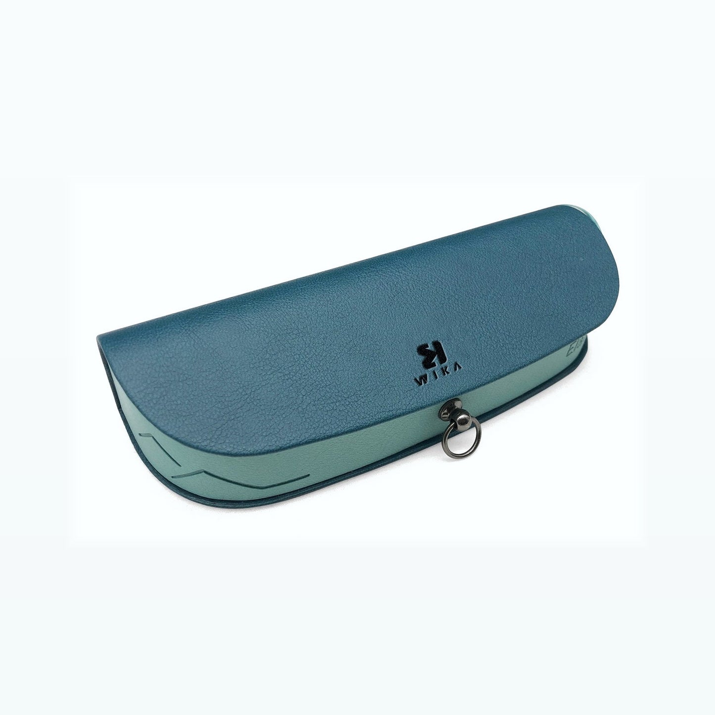 Custom Two-Tone Glasses Case with Ring Detail
