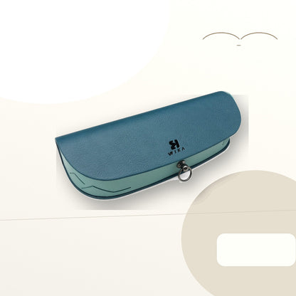 Custom Two-Tone Glasses Case with Ring Detail