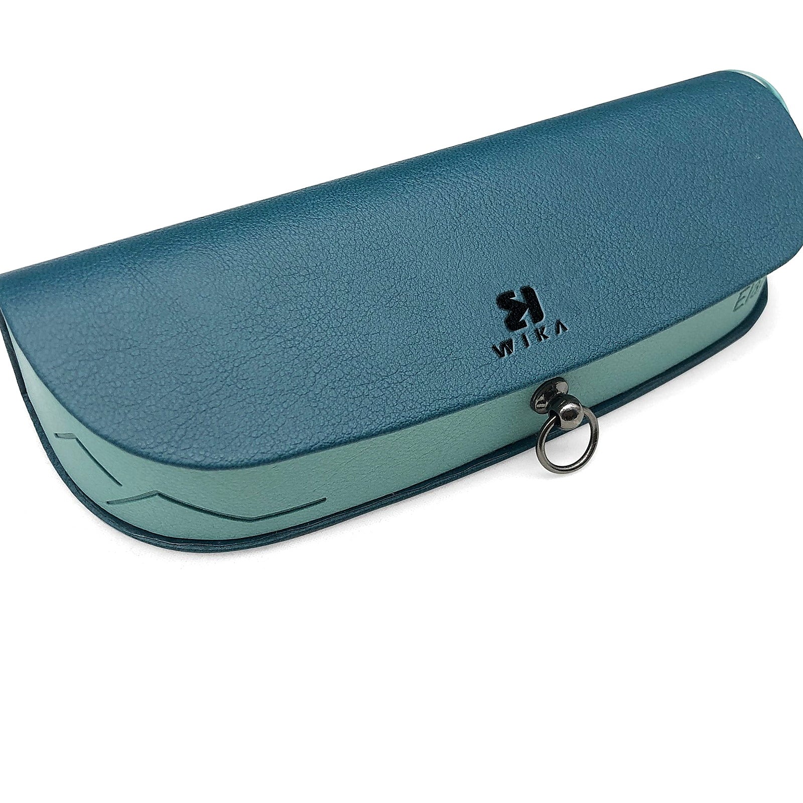 Custom Two-Tone Glasses Case with Ring Detail