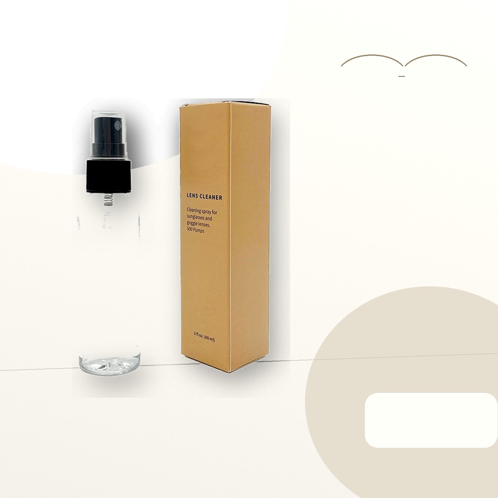 Custom Lens Cleaning Kit - Spray with Retail Box
