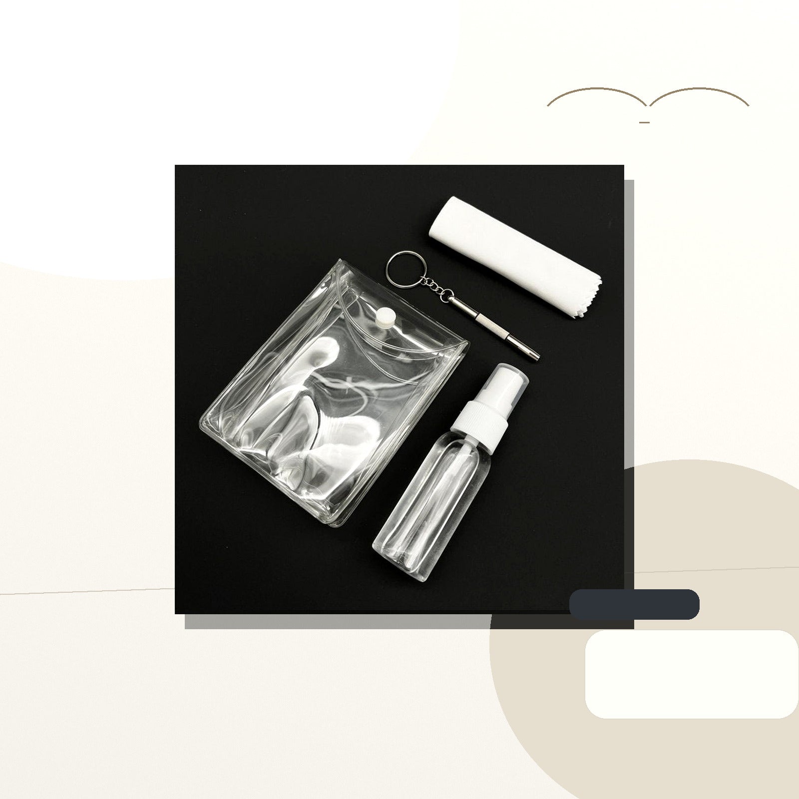 Custom Lens Cleaning Kit - Spray with Retail Box