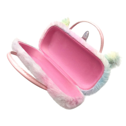 Colorful Unicorn Kids Sunglasses Case — material detail